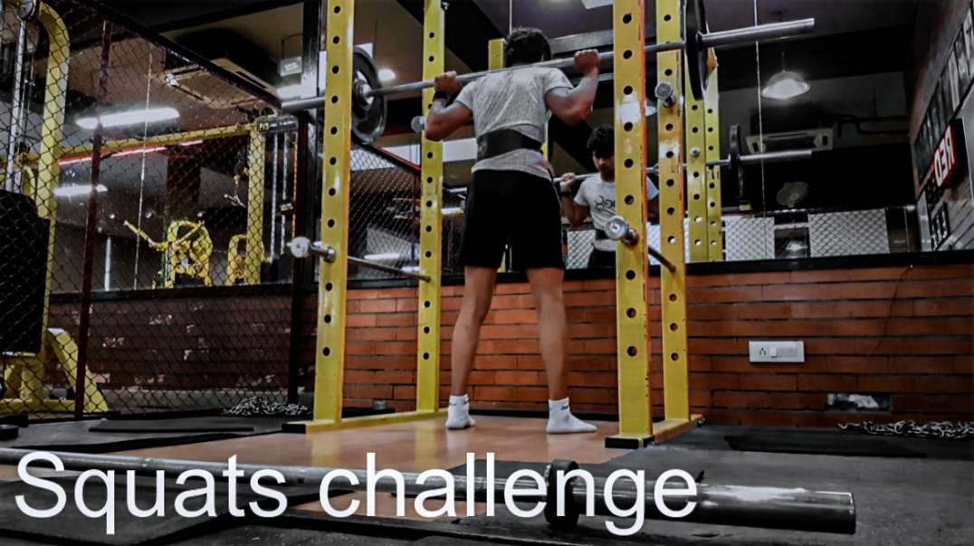 60 kg 60 squats challenge