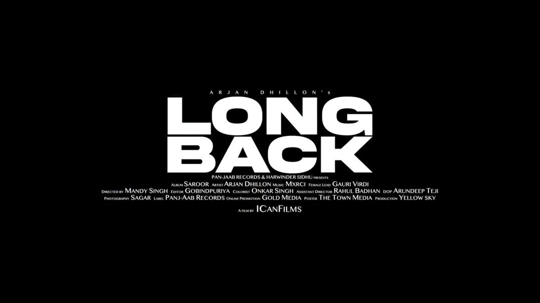 Long Black (official video) Arjan Dhillon