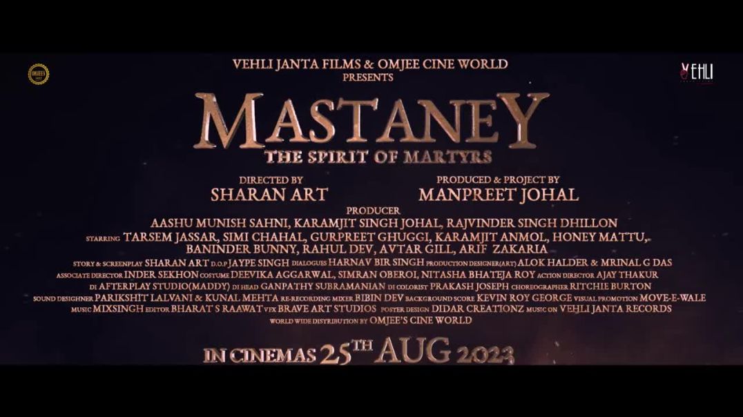 mastaney official trailer in cinemas 25th august