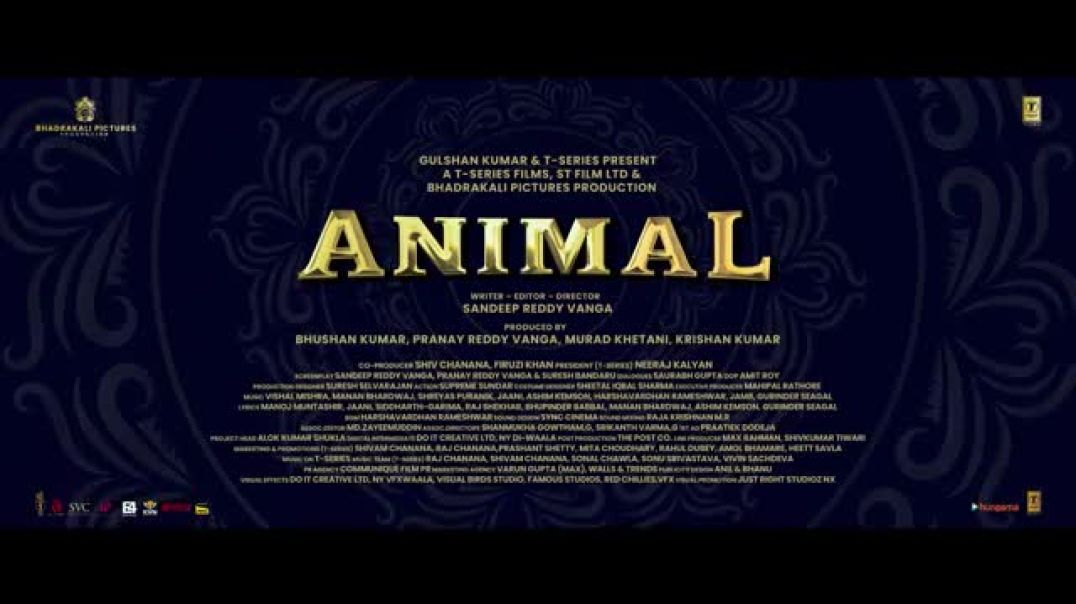 ANIMAL... TRAILER( Official Vedio) 2023 ..bobby ...anil ranbir